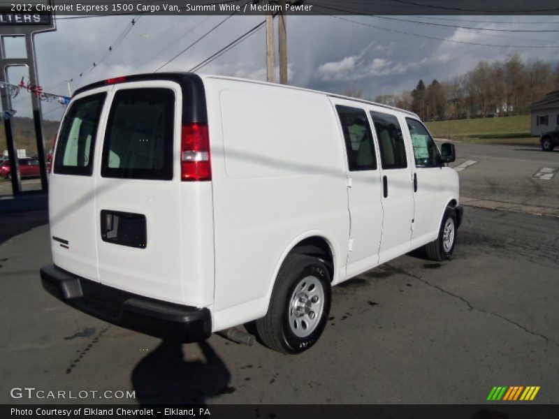 Summit White / Medium Pewter 2012 Chevrolet Express 1500 Cargo Van