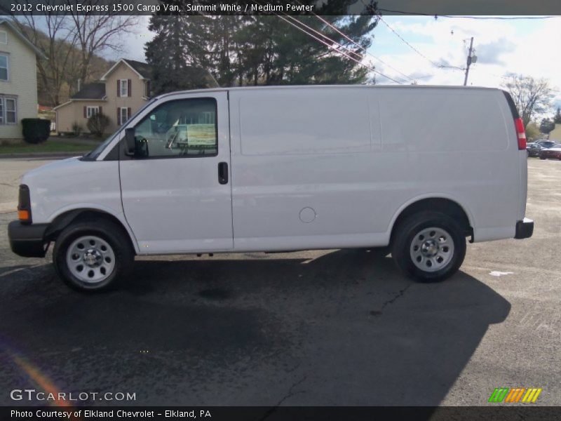 Summit White / Medium Pewter 2012 Chevrolet Express 1500 Cargo Van