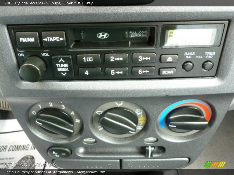 Silver Mist / Gray 2005 Hyundai Accent GLS Coupe