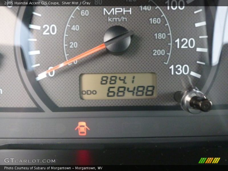 Silver Mist / Gray 2005 Hyundai Accent GLS Coupe