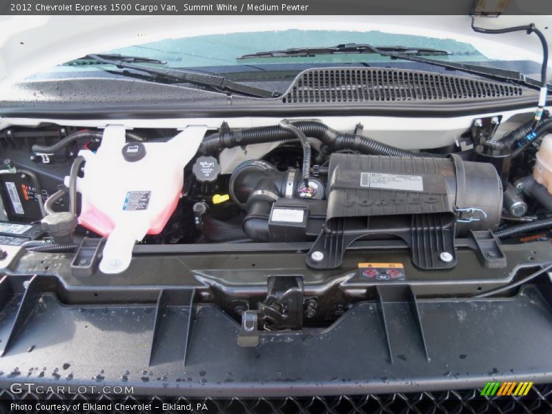 Summit White / Medium Pewter 2012 Chevrolet Express 1500 Cargo Van