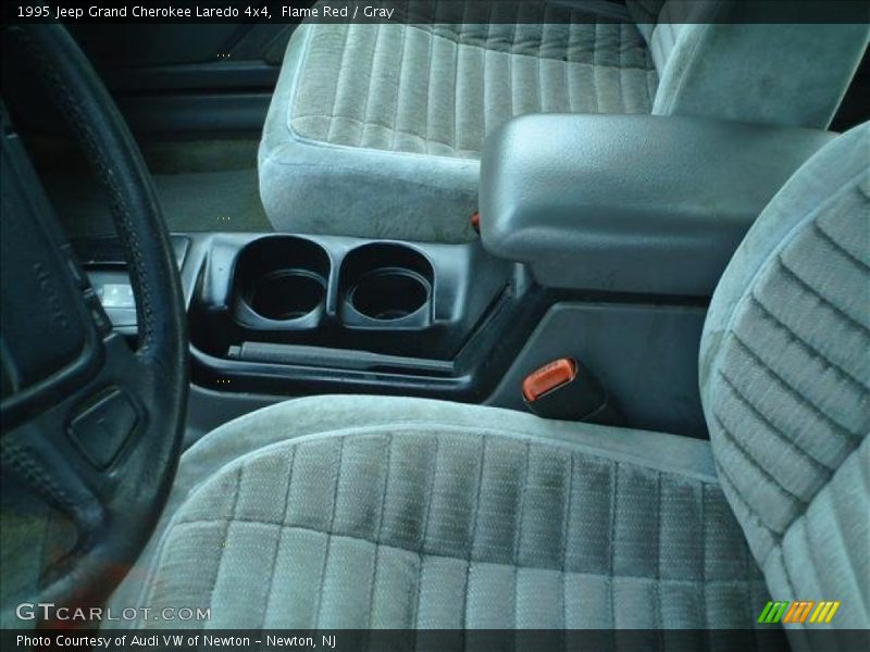 Flame Red / Gray 1995 Jeep Grand Cherokee Laredo 4x4