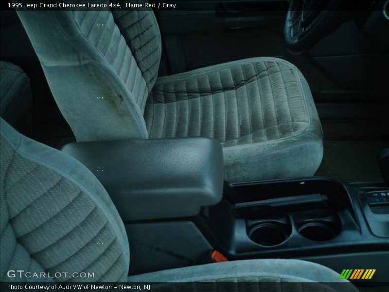 Flame Red / Gray 1995 Jeep Grand Cherokee Laredo 4x4