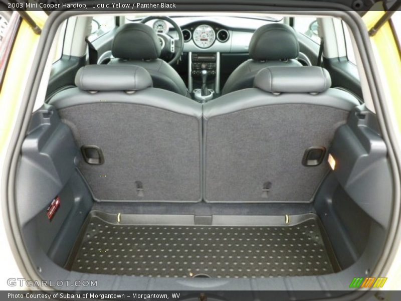Liquid Yellow / Panther Black 2003 Mini Cooper Hardtop