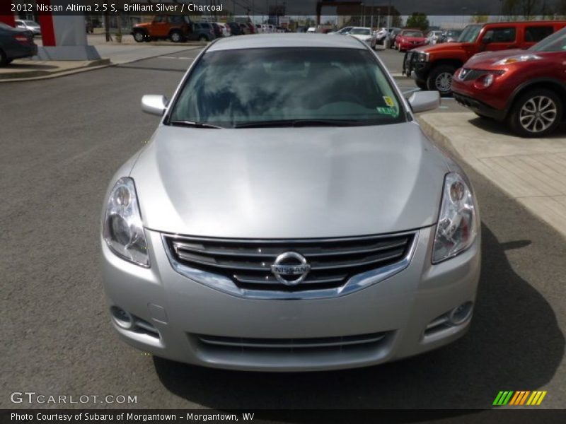Brilliant Silver / Charcoal 2012 Nissan Altima 2.5 S