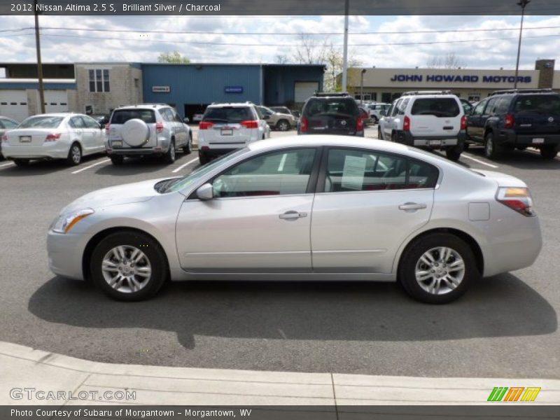 Brilliant Silver / Charcoal 2012 Nissan Altima 2.5 S