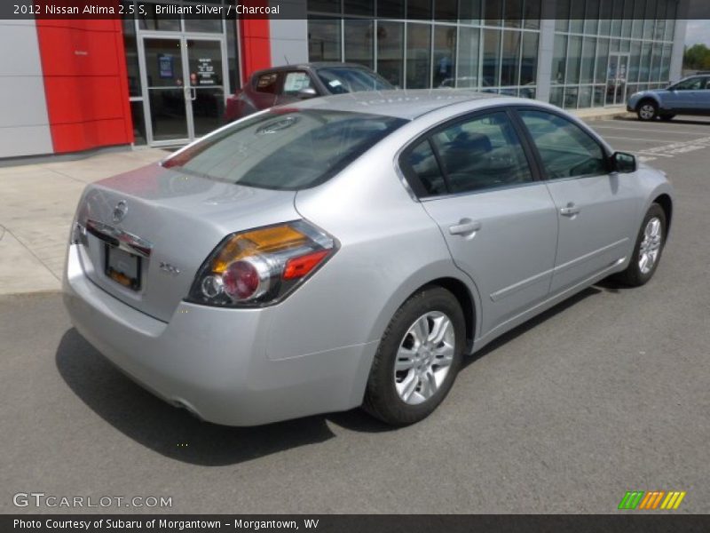 Brilliant Silver / Charcoal 2012 Nissan Altima 2.5 S
