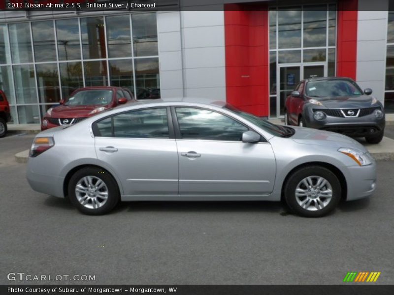 Brilliant Silver / Charcoal 2012 Nissan Altima 2.5 S