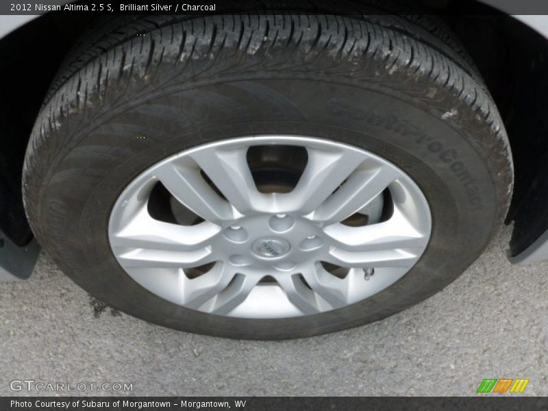 Brilliant Silver / Charcoal 2012 Nissan Altima 2.5 S