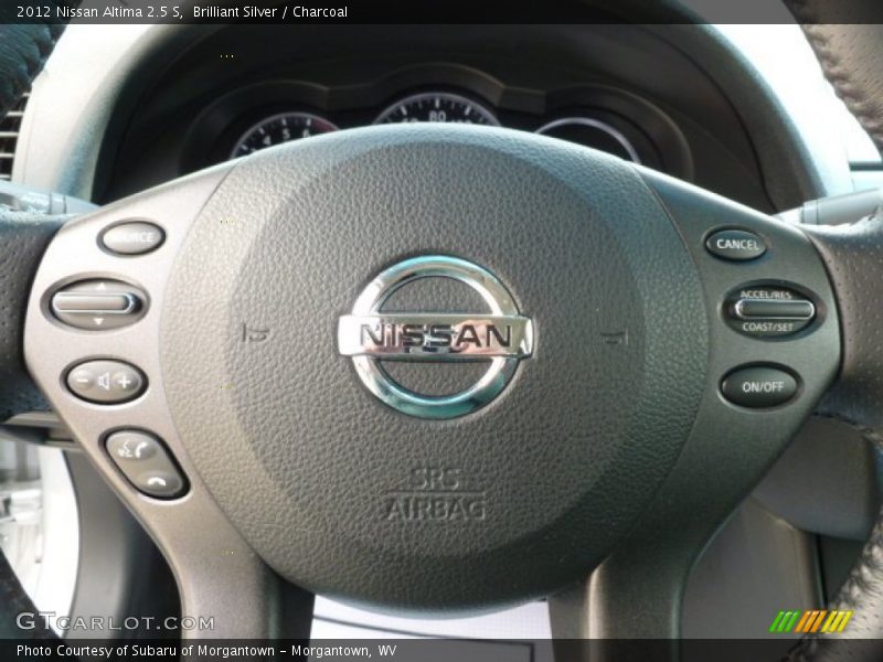 Brilliant Silver / Charcoal 2012 Nissan Altima 2.5 S