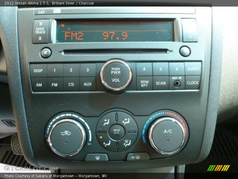 Brilliant Silver / Charcoal 2012 Nissan Altima 2.5 S