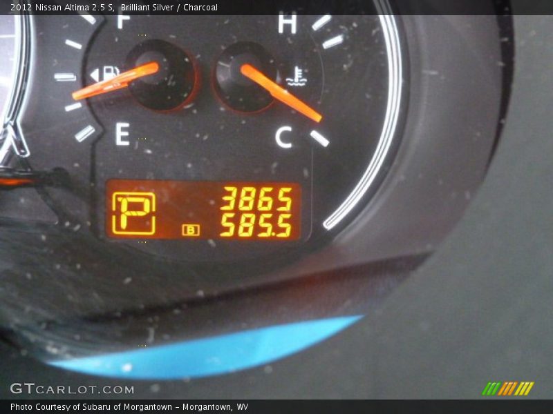 Brilliant Silver / Charcoal 2012 Nissan Altima 2.5 S