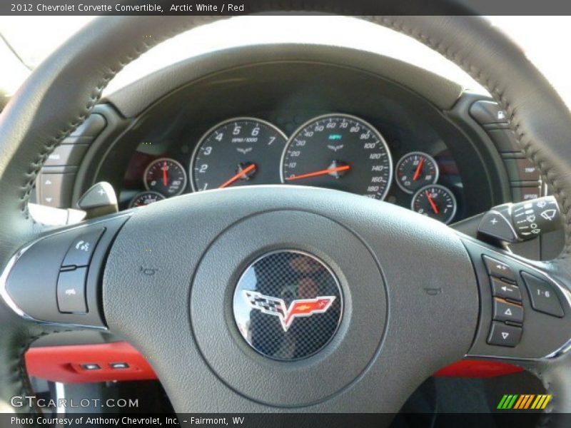 Controls of 2012 Corvette Convertible