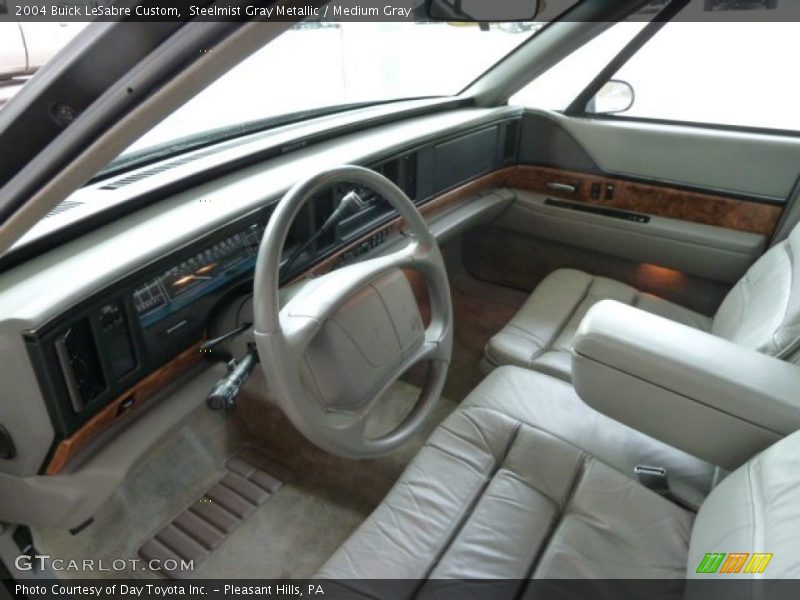 Steelmist Gray Metallic / Medium Gray 2004 Buick LeSabre Custom
