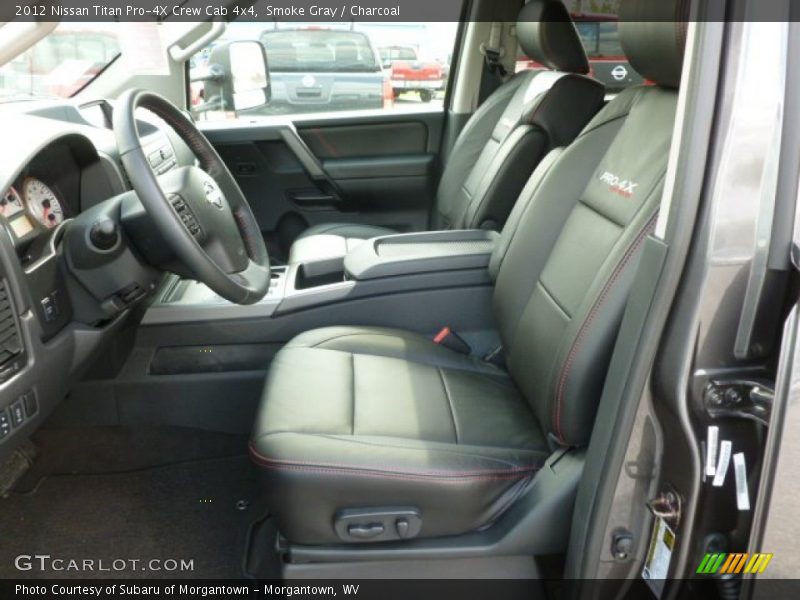 Front Seat of 2012 Titan Pro-4X Crew Cab 4x4