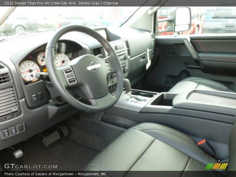  2012 Titan Pro-4X Crew Cab 4x4 Charcoal Interior