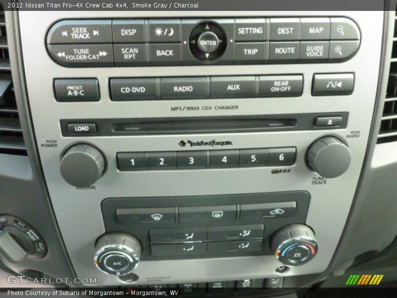 Controls of 2012 Titan Pro-4X Crew Cab 4x4