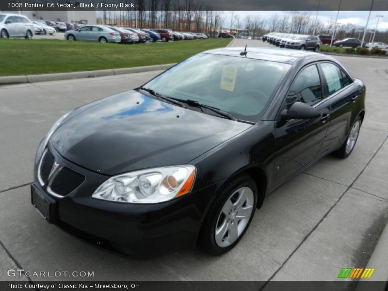 Black / Ebony Black 2008 Pontiac G6 Sedan