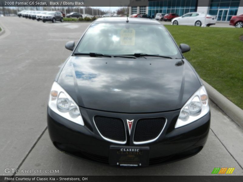 Black / Ebony Black 2008 Pontiac G6 Sedan