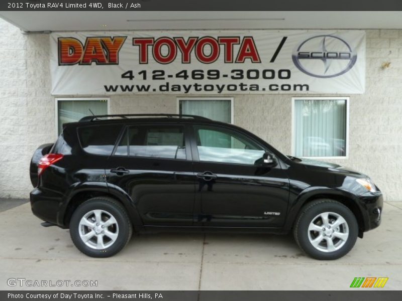 Black / Ash 2012 Toyota RAV4 Limited 4WD