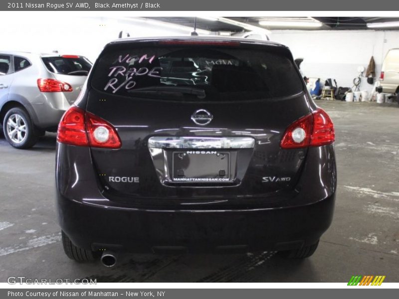 Black Amethyst / Black 2011 Nissan Rogue SV AWD