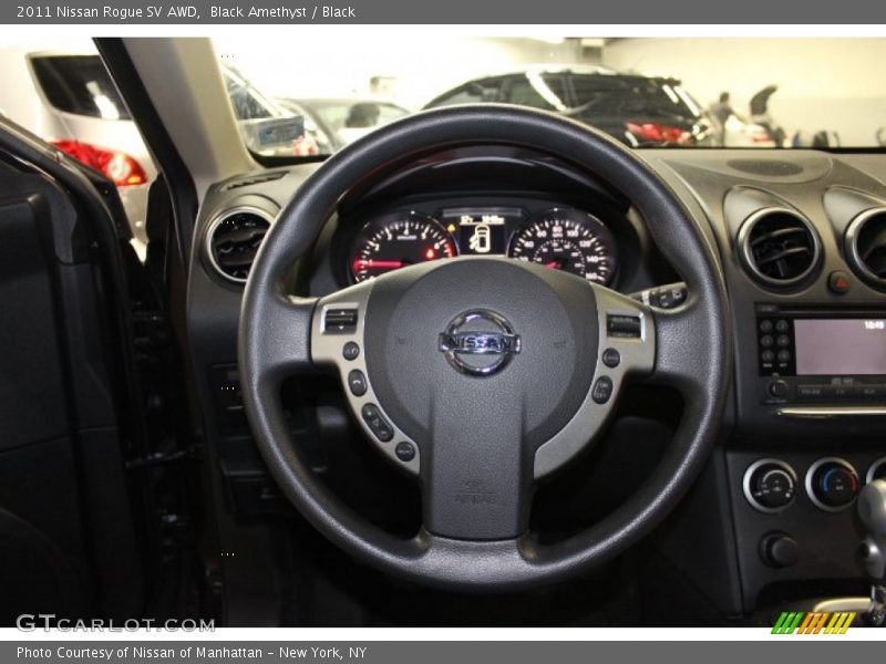 Black Amethyst / Black 2011 Nissan Rogue SV AWD
