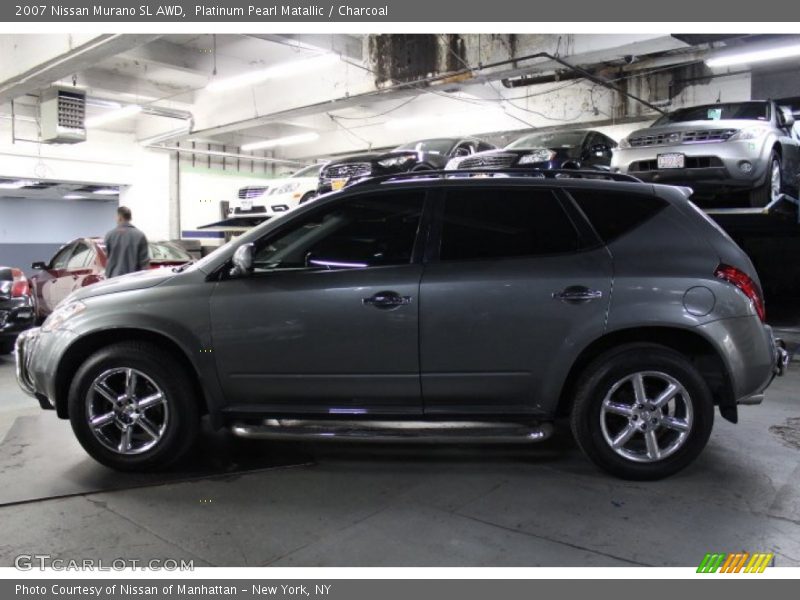 Platinum Pearl Matallic / Charcoal 2007 Nissan Murano SL AWD