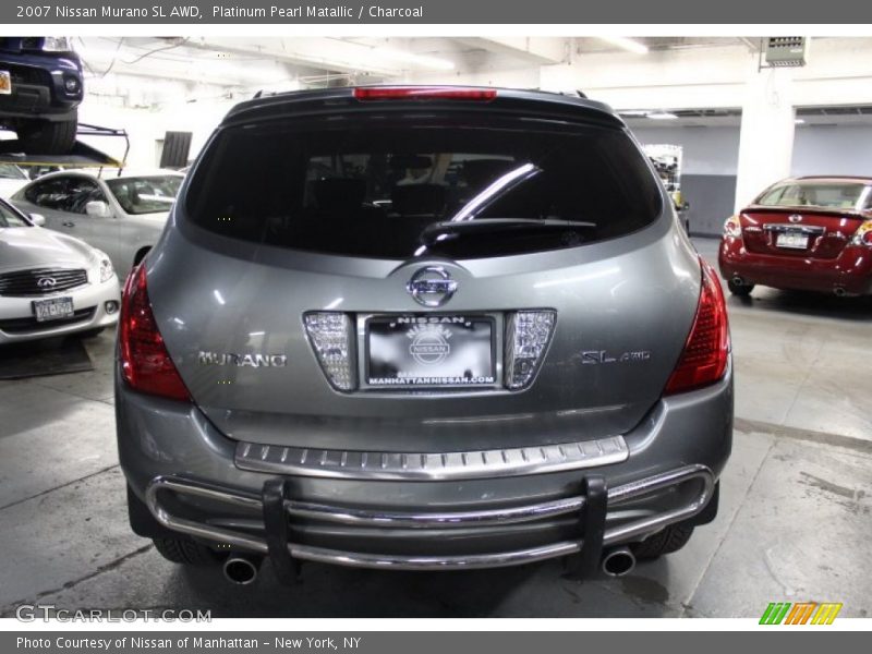 Platinum Pearl Matallic / Charcoal 2007 Nissan Murano SL AWD