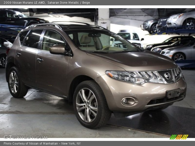 Saharan Stone Metallic / Beige 2009 Nissan Murano LE AWD