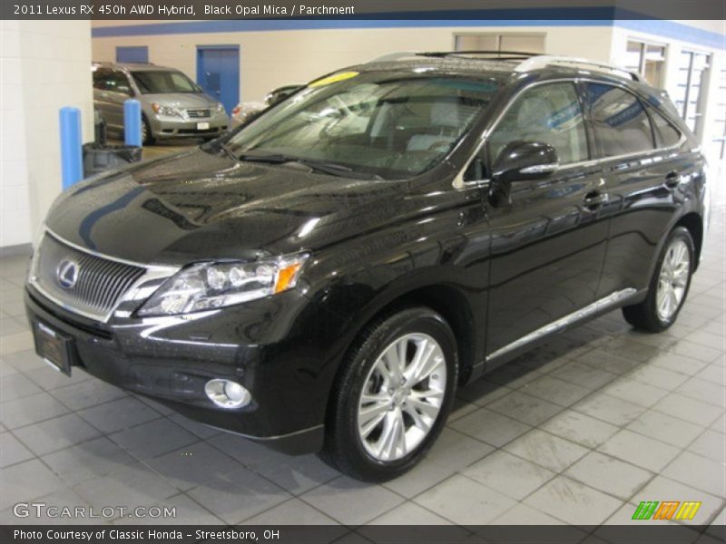 Black Opal Mica / Parchment 2011 Lexus RX 450h AWD Hybrid