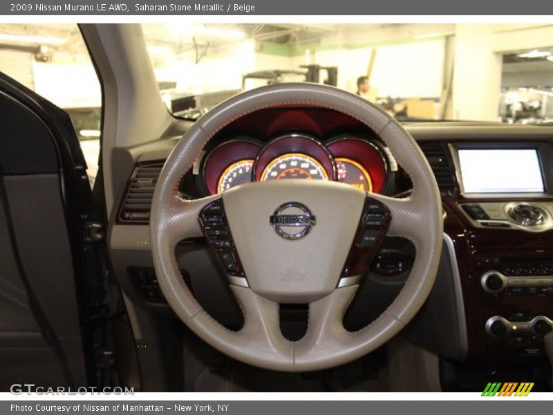 Saharan Stone Metallic / Beige 2009 Nissan Murano LE AWD
