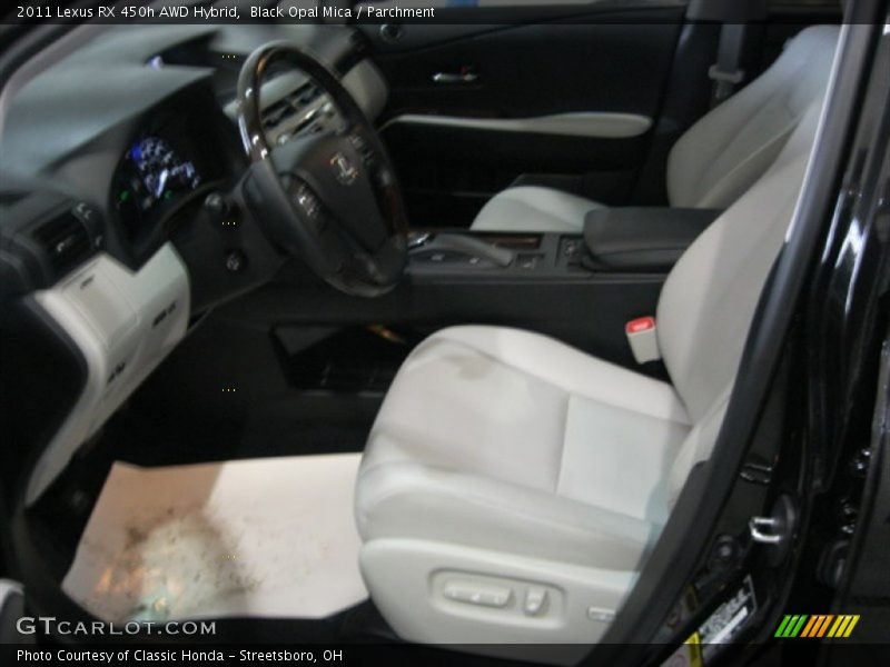 Black Opal Mica / Parchment 2011 Lexus RX 450h AWD Hybrid