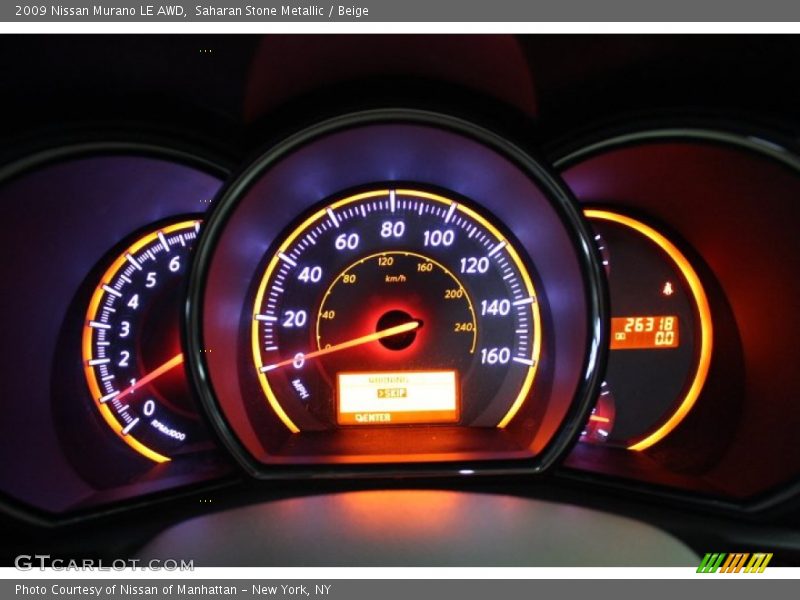 Saharan Stone Metallic / Beige 2009 Nissan Murano LE AWD