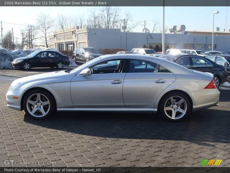 Iridium Silver Metallic / Black 2009 Mercedes-Benz CLS 550