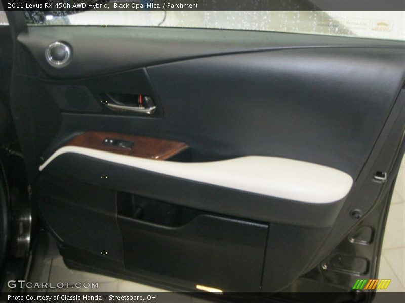 Black Opal Mica / Parchment 2011 Lexus RX 450h AWD Hybrid