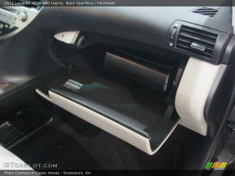 Black Opal Mica / Parchment 2011 Lexus RX 450h AWD Hybrid