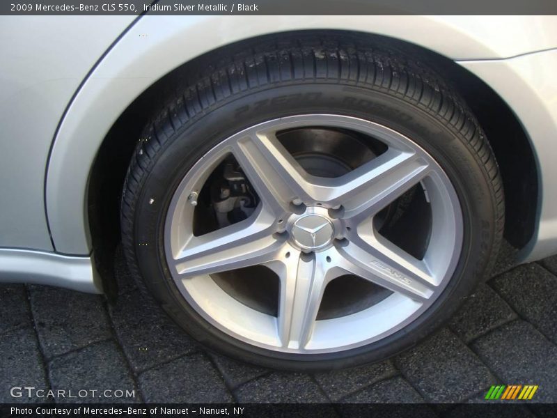 Iridium Silver Metallic / Black 2009 Mercedes-Benz CLS 550