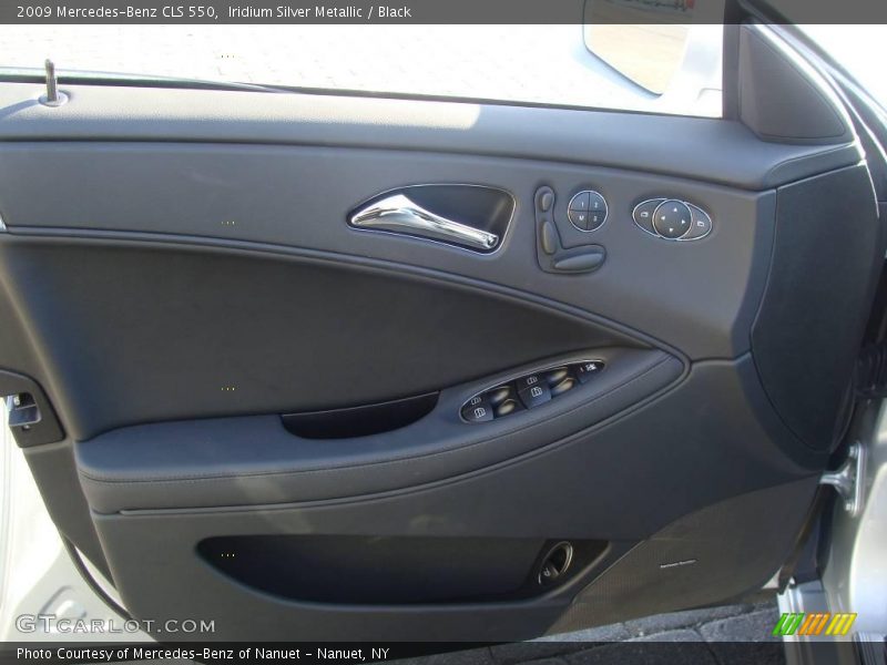 Iridium Silver Metallic / Black 2009 Mercedes-Benz CLS 550