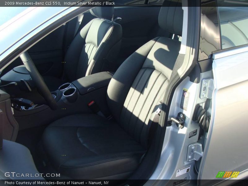 Iridium Silver Metallic / Black 2009 Mercedes-Benz CLS 550