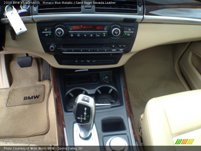 Monaco Blue Metallic / Sand Beige Nevada Leather 2009 BMW X5 xDrive30i