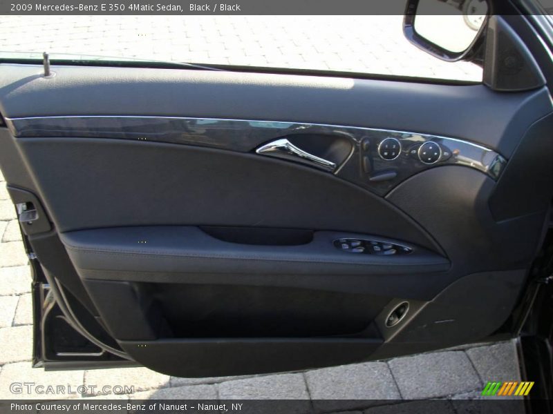Black / Black 2009 Mercedes-Benz E 350 4Matic Sedan