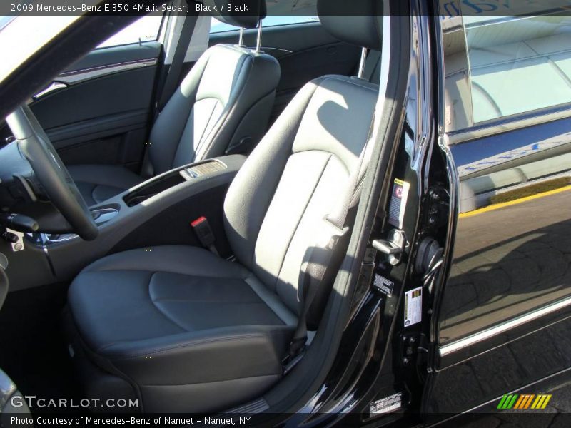 Black / Black 2009 Mercedes-Benz E 350 4Matic Sedan