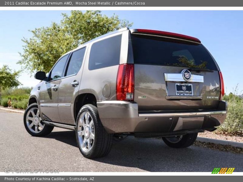 Mocha Steel Metallic / Cashmere/Cocoa 2011 Cadillac Escalade Premium AWD