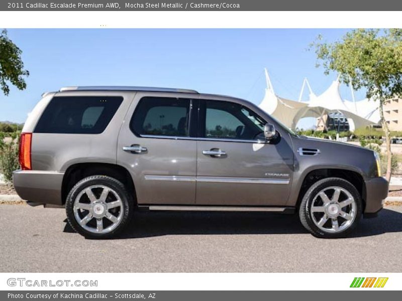 Mocha Steel Metallic / Cashmere/Cocoa 2011 Cadillac Escalade Premium AWD