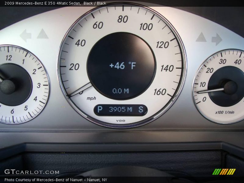 Black / Black 2009 Mercedes-Benz E 350 4Matic Sedan