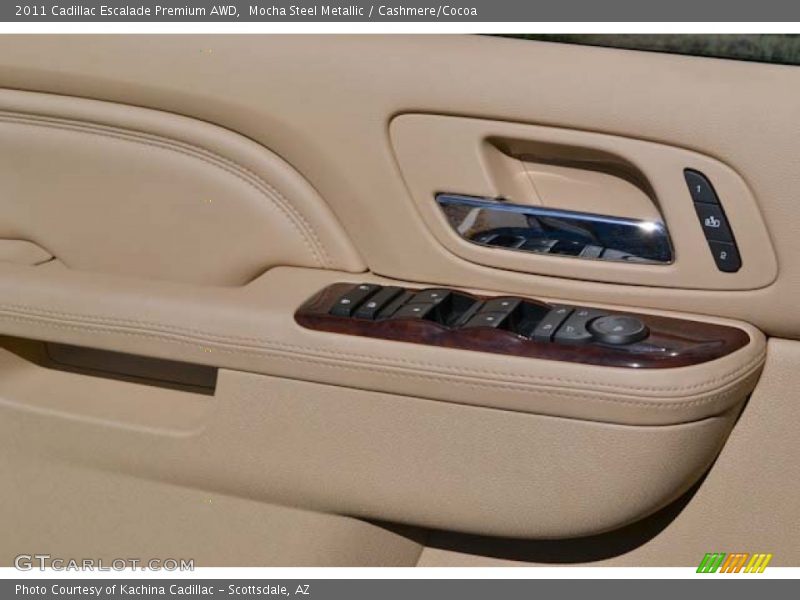 Mocha Steel Metallic / Cashmere/Cocoa 2011 Cadillac Escalade Premium AWD