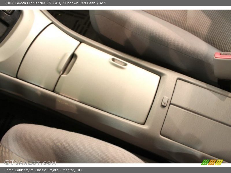 Sundown Red Pearl / Ash 2004 Toyota Highlander V6 4WD