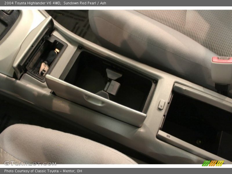 Sundown Red Pearl / Ash 2004 Toyota Highlander V6 4WD