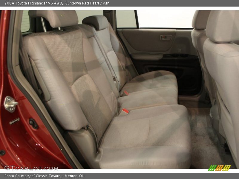 Sundown Red Pearl / Ash 2004 Toyota Highlander V6 4WD