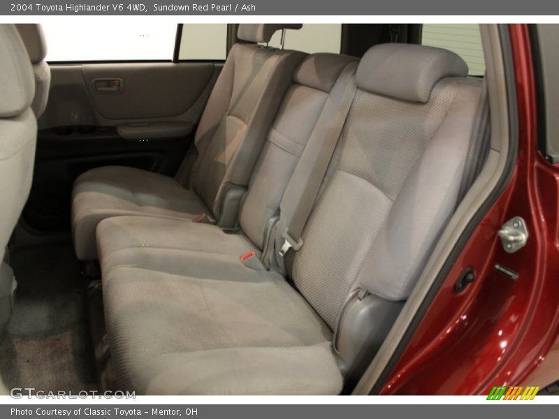 Sundown Red Pearl / Ash 2004 Toyota Highlander V6 4WD